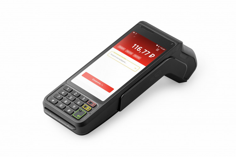 Платёжный терминал АТОЛ PT-5 (2 SIM, 2600mAh). Черный. артикул 56451