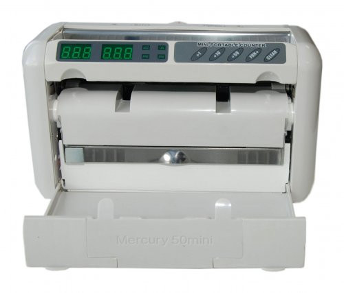 Портативный счетчик банкнот Mertech 50 Mini с АКБ артикул 5519