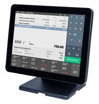 Сенсорный моноблок POSCenter Atlas (15&quot;, PCAP, J4125, RAM 8Gb, SSDM2 128Gb, без MSR) без ОС