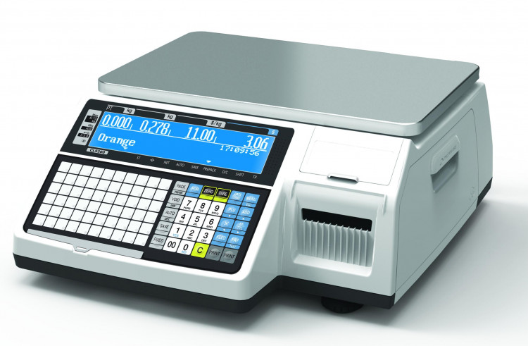 Весы с печатью этикеток CAS CL-3000B артикул J10L32153GCI0501 CL-3000-15B (TCP/IP)