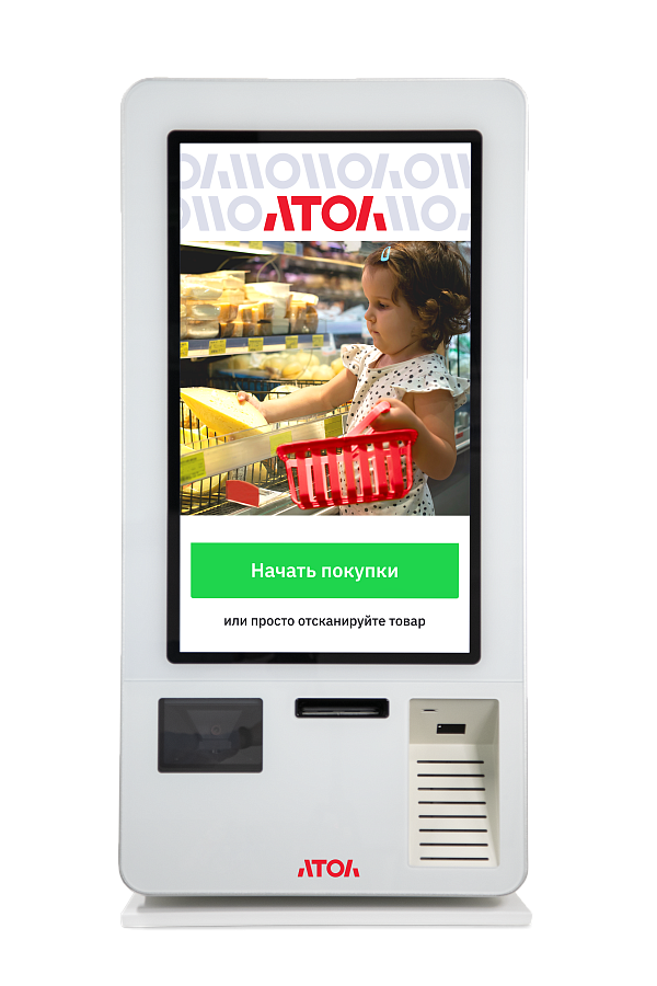 Касса самообслуживания АТОЛ КСО 4271 с настольным креплением артикул 0021-6327