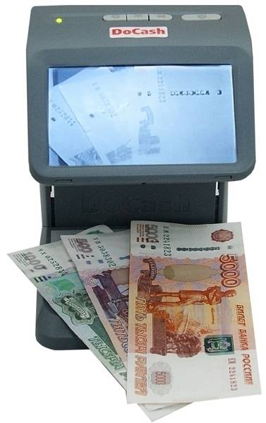 Детектор банкнот DoCash mini IR/UV/AS 