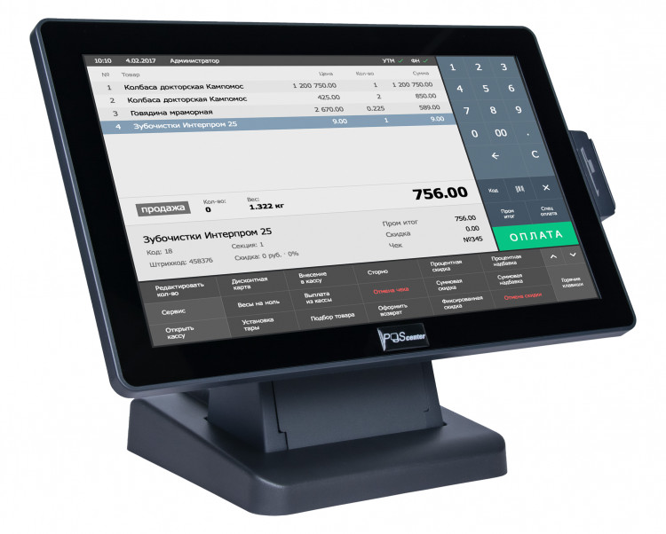 Сенсорный монитор POScenter EVA-156 Pro артикул 3568 Сенсорный монитор POScenter EVA-156 Pro (15, 6