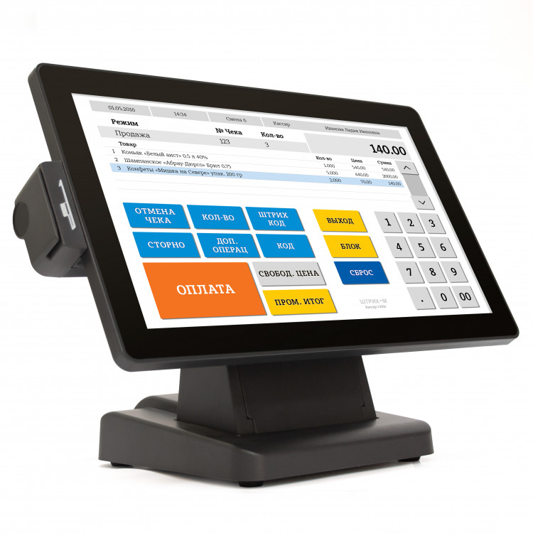 Сенсорный монитор POScenter EVA-156 Pro артикул 3568 Сенсорный монитор POScenter EVA-156 Pro (15, 6