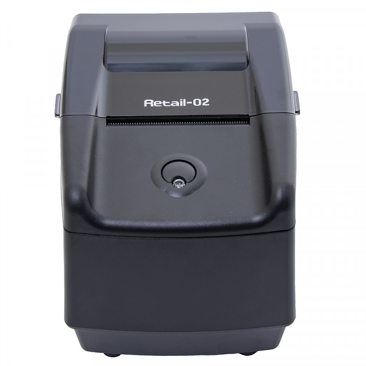 РИТЕЙЛ-02Ф RS/USB без ФН с автоотрезчиком артикул 4840 РИТЕЙЛ-02Ф (У) USB/COM с раз. ДЯ с автоотрезчиком (черный) без ФН