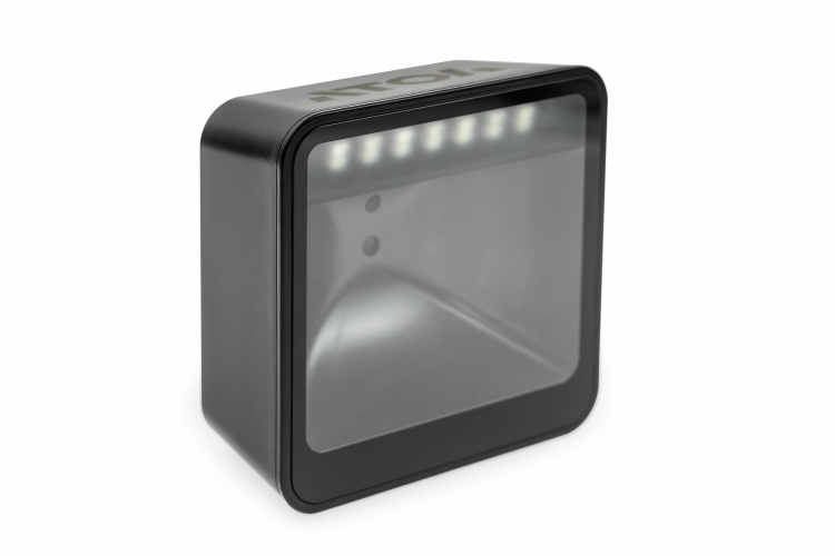 Сканер штрихкода настольный АТОЛ SB4000 D (2D, черный, USB, упаковка 1 шт.) артикул 61689