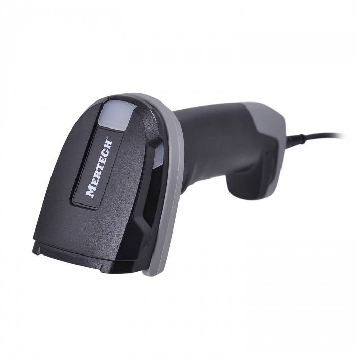 Сканер штрих-кода MERTECH 2420 P2D USB, USB эмуляция RS232 black 