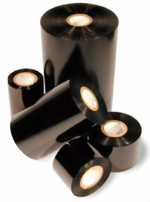 Термо-трансферная лента 80мм*300м Black, RESIN, Out, 1"