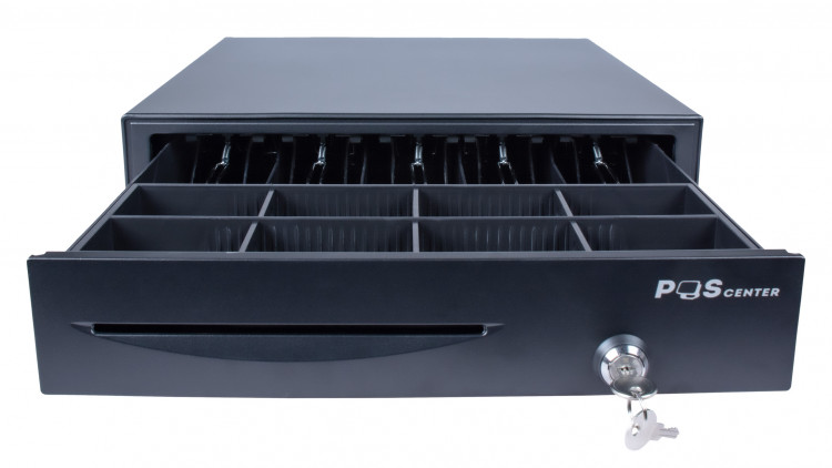 Денежный ящик POScenter 16EM PUSH артикул 3852 черный
