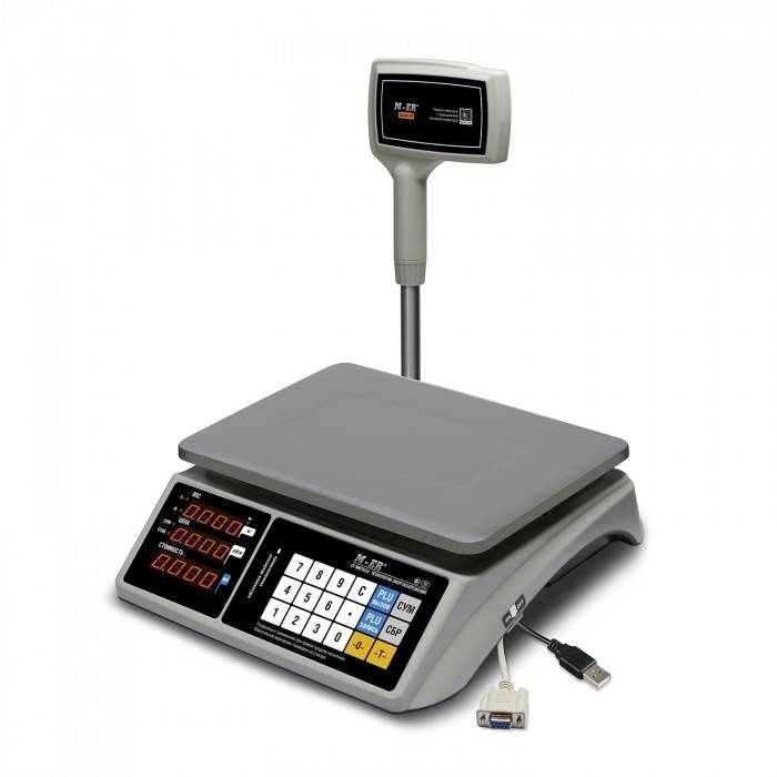 Весы M-ER 328 ACPX-15.2 "Touch-M" USB/RS 