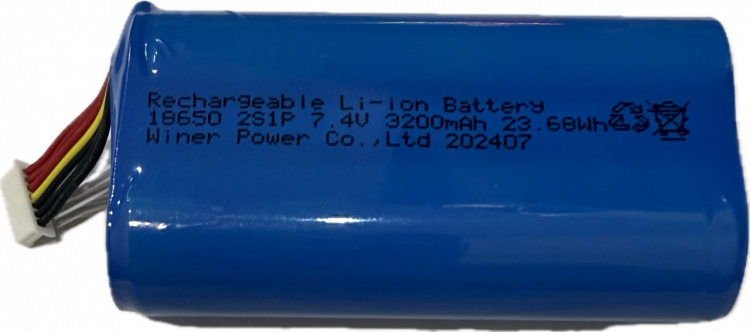 Аккумулятор 18650 7.4V 3200mAh (Winer.) для СТБ 5 артикул 63613