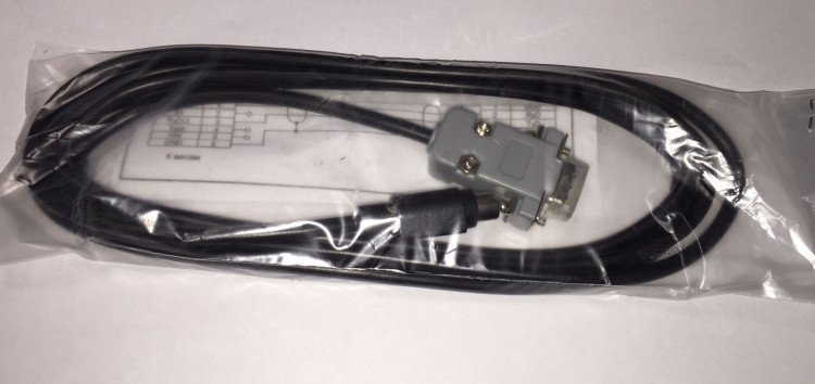 Кабель интерфейсный К1-МК (для подкл. весов к ПК, 2.5м) артикул 45414