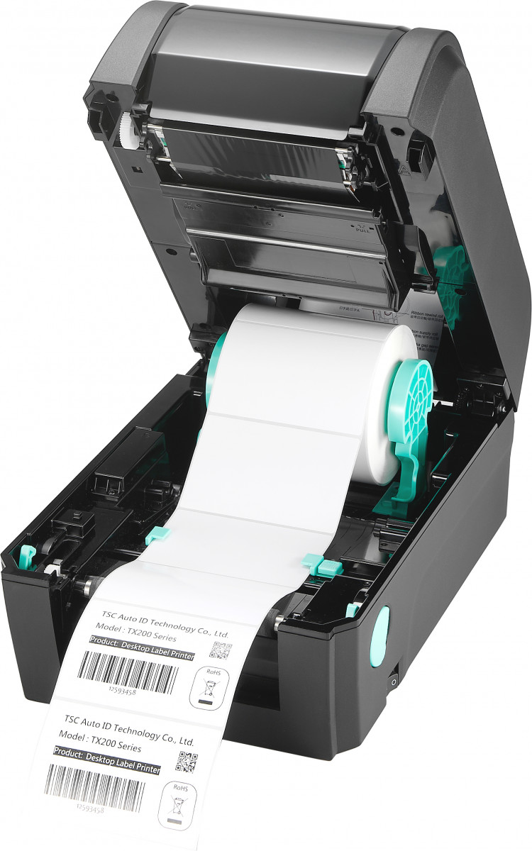 Принтер этикеток (термотрансферный, 203dpi) TSC TX200, Serial, USB 2.0, USB-Host, Ethernet, WiFi slot-in housing артикул 99-053A031-1302             TX200, 203 dpi, 8 ips