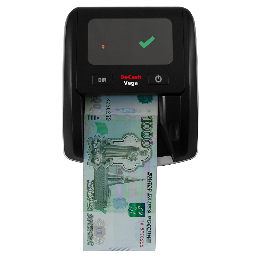 Автоматический детектор банкнот DoCash Vega RUB 