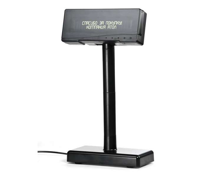 Дисплей покупателя АТОЛ ZQ-VFD2300 USB черный, зеленый светофильтр артикул 0021-2381                  