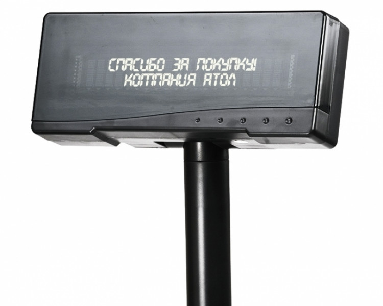 Дисплей покупателя АТОЛ ZQ-VFD2300 USB черный, зеленый светофильтр артикул 0021-2381                  