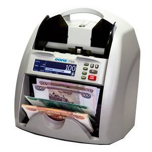 Счетчик банкнот DORS 750 S9 (RUB, USD, EUR, GBP, CNY, KZT, AED, UZS, KGS, AMD) с определением номинала 