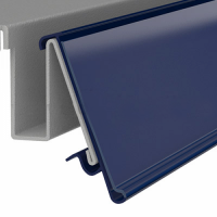 Ценникодержатель двухпозиционный (1000 мм) синий