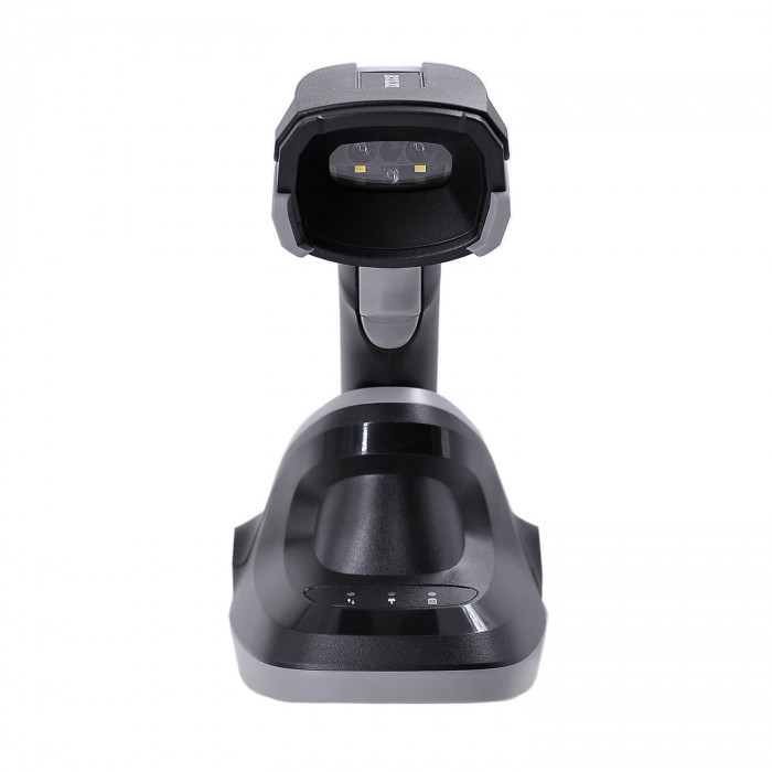 Беспроводной сканер штрих-кода MERTECH CL-2410 BLE Dongle P2D USB black + зарядно-коммуникационная подставка (Cradle) артикул 4886