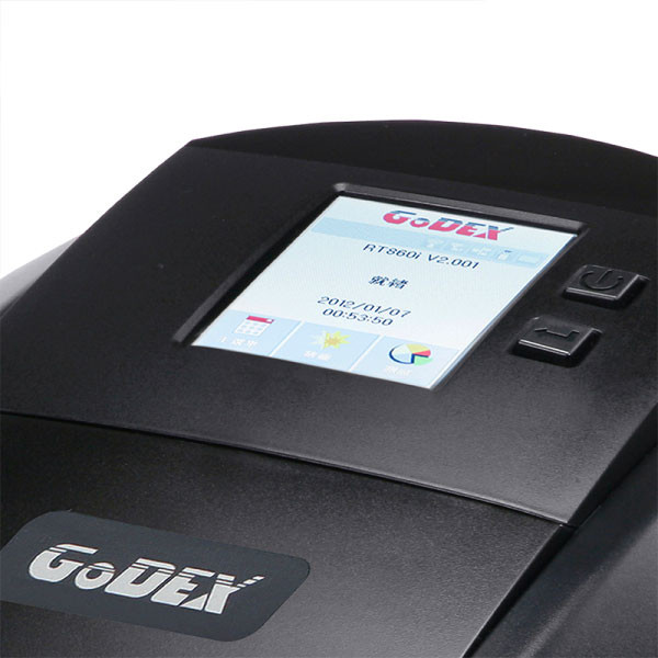Принтер этикеток GoDEX RT863i+ LCD SU + Ethernet + USB Host артикул 011-863R12-A00